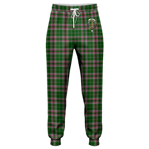 Gray Hunting Clan Badge Tartan Jogger Pants