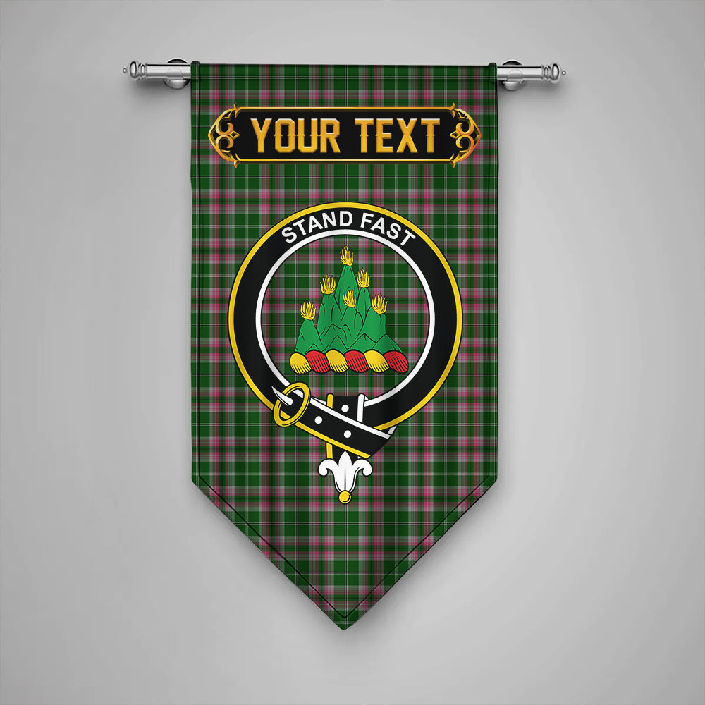 Gray Hunting Clan Badge Tartan Gonfalon Personalize