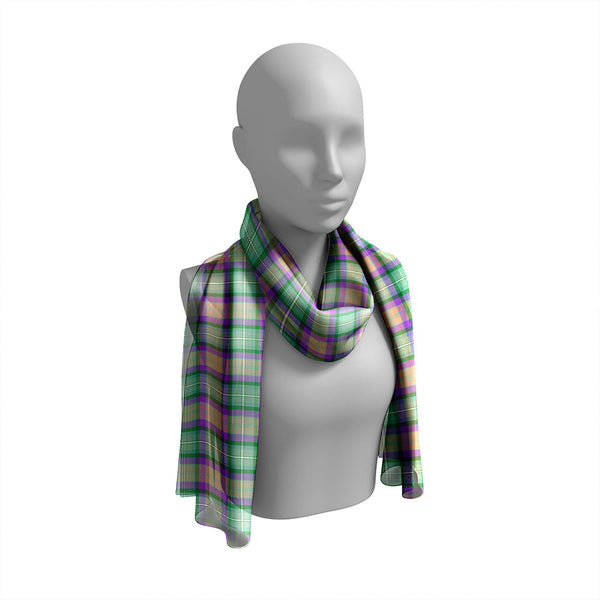 Grewar Ancient Tartan Classic Silk Habotai Long Scarf