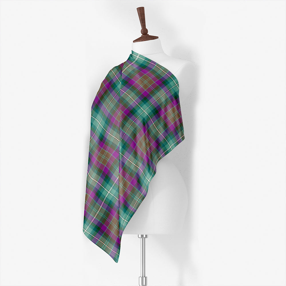 Grewar (MacGruar) Ancient Tartan Classic Silk Habotai Square Scarf