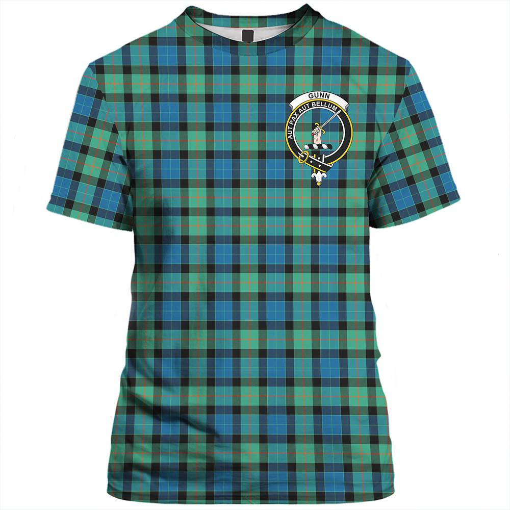 Gunn Ancient Tartan Classic Crest T-Shirt