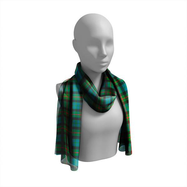 Gunn Ancient Tartan Classic Silk Habotai Long Scarf