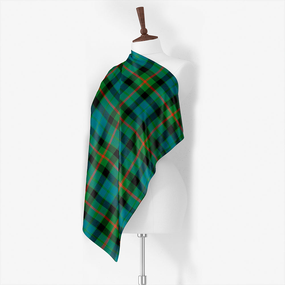 Grewar Weathered Tartan Classic Silk Habotai Square Scarf