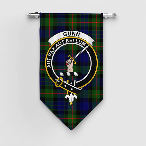 Gunn Modern Tartan Classic Crest Gonfalon