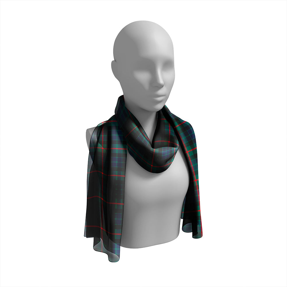 Gunn Modern Tartan Classic Silk Habotai Long Scarf