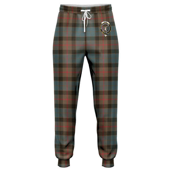 Gunn Weathered Clan Badge Tartan Jogger Pants