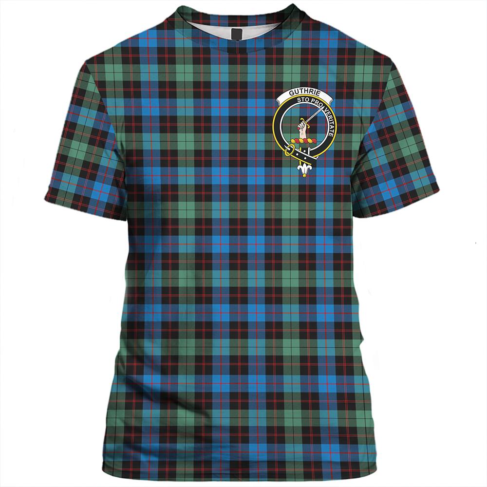 Guthrie Ancient Tartan Classic Crest T-Shirt