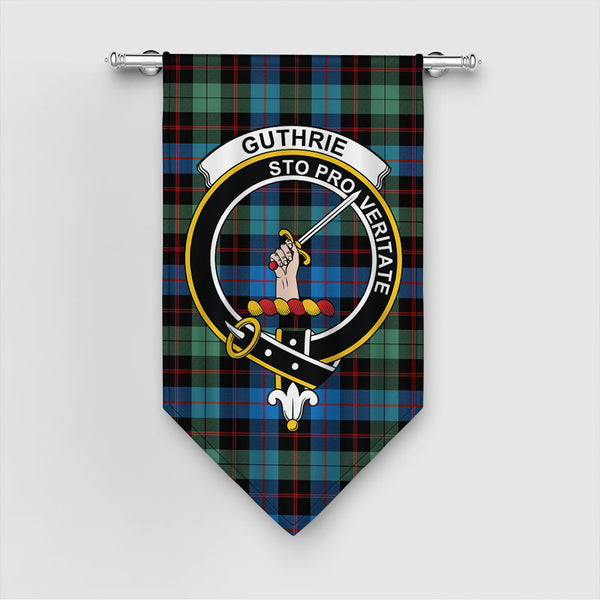 Guthrie Ancient Tartan Classic Crest Gonfalon