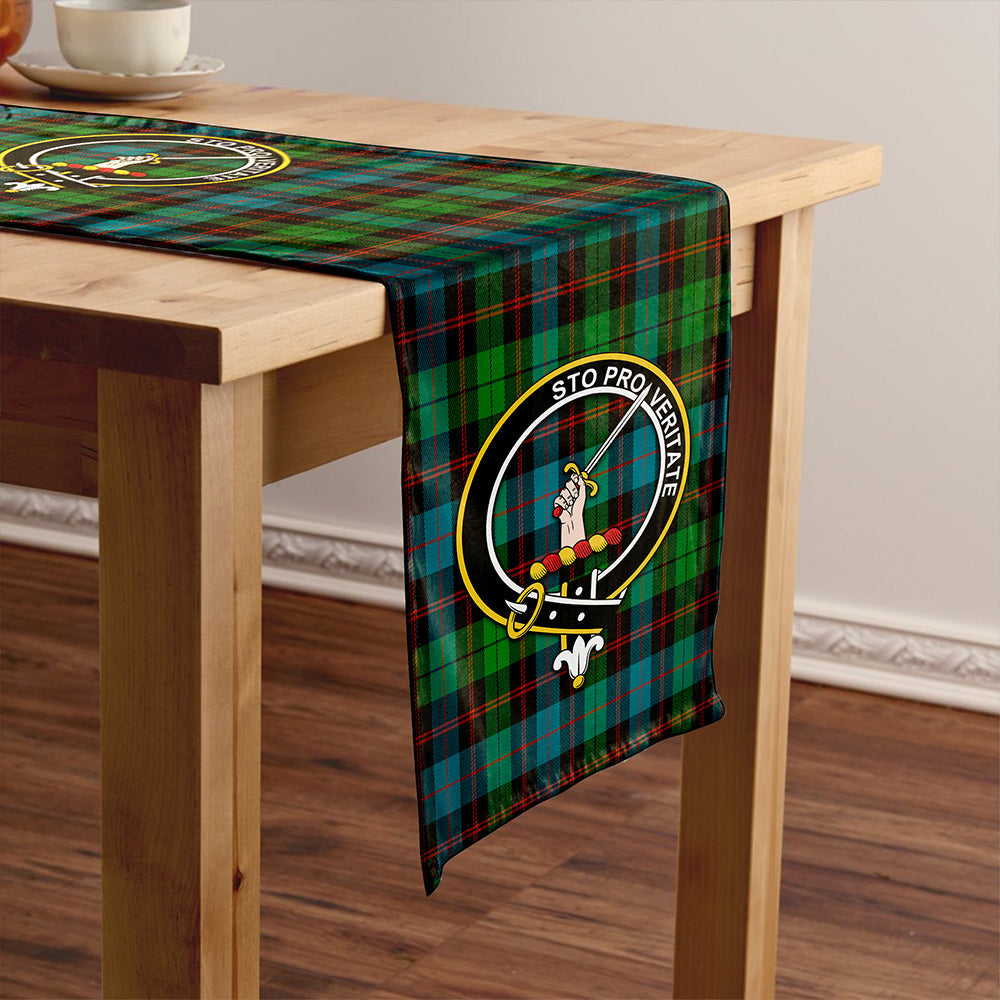 Guthrie Ancient Clan Badge Tartan Table Runner