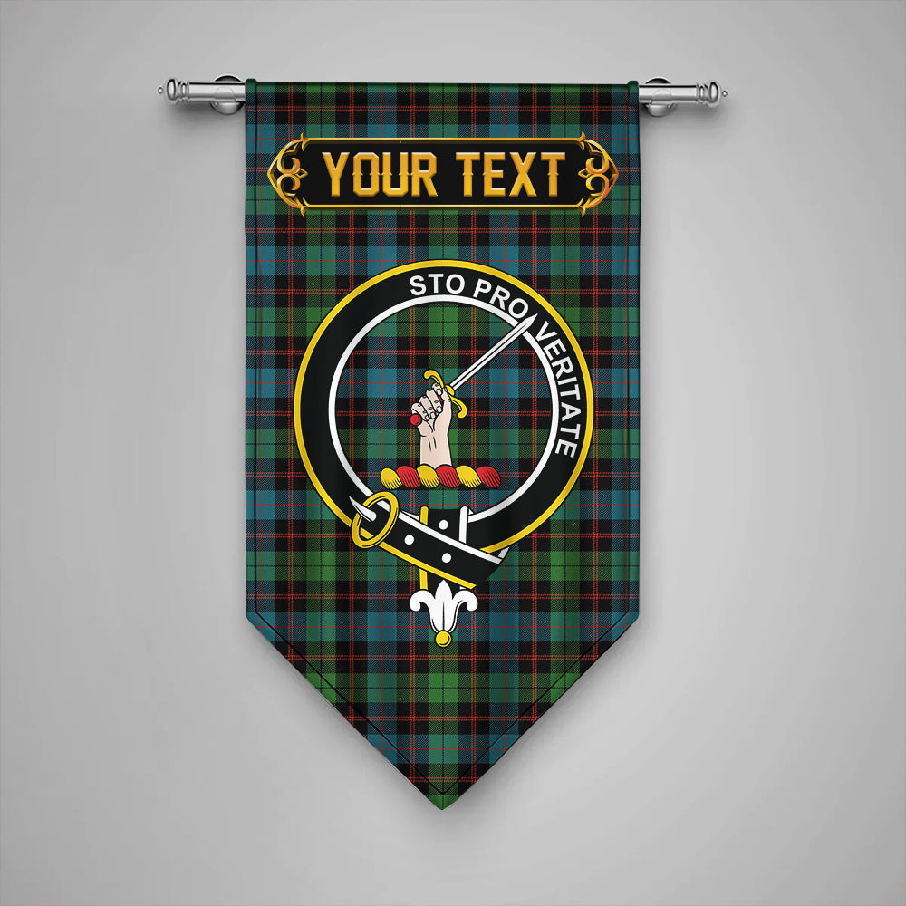 Guthrie Ancient Clan Badge Tartan Gonfalon Personalize