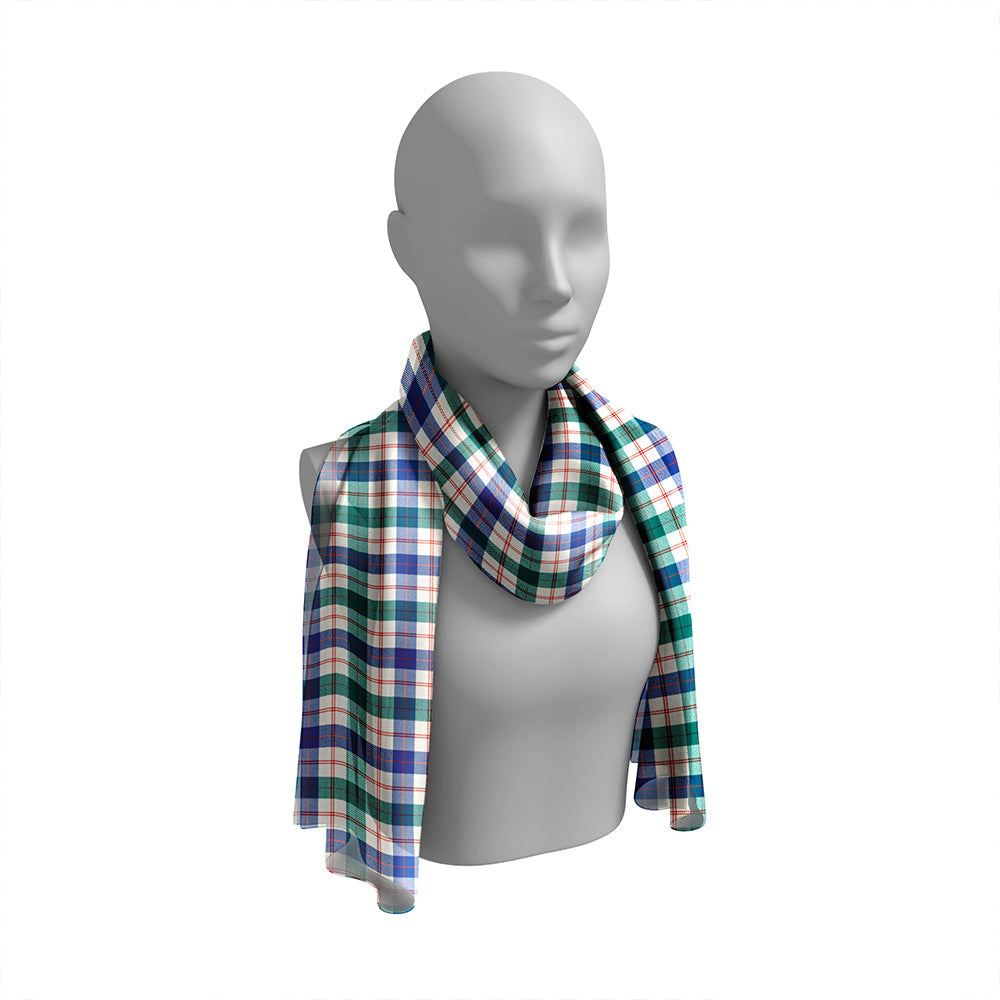 Guthrie Dress Modern Tartan Classic Silk Habotai Long Scarf