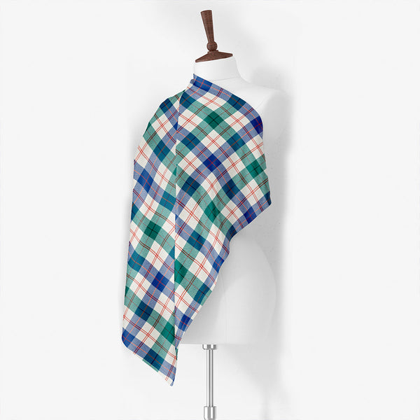 Gunn Modern Tartan Classic Silk Habotai Square Scarf