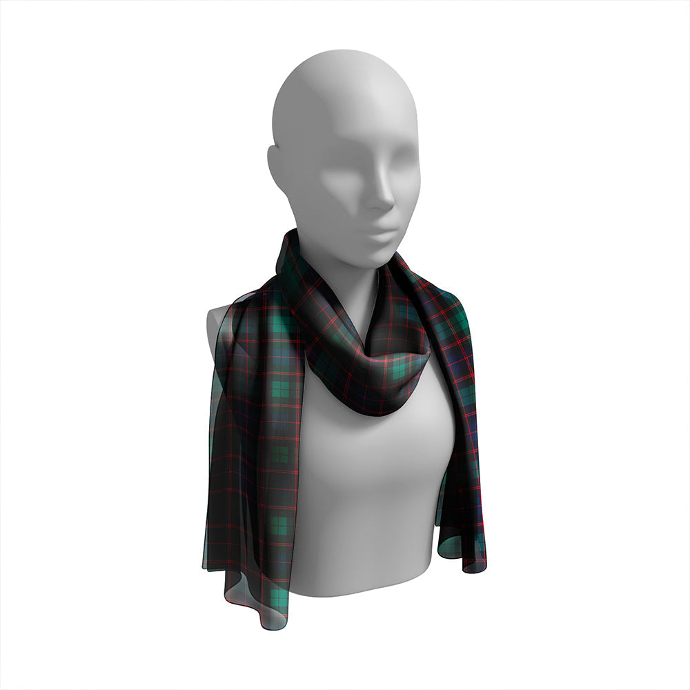 Guthrie Modern Tartan Classic Silk Habotai Long Scarf