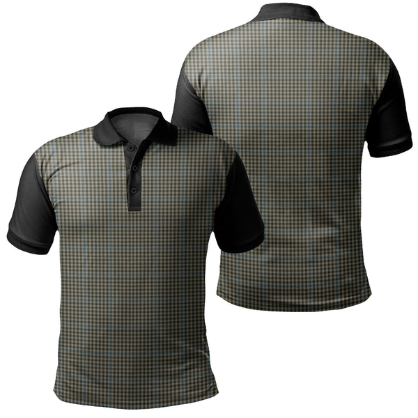 Haig Check Tartan Classic Polo Shirt Black Neck 1 Style