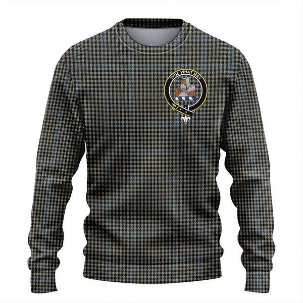 Haig Check Clan Badge Tartan Knitted Sweater