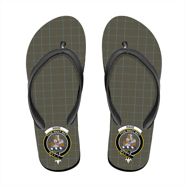 Haig Check Classic Crest Flip Flop