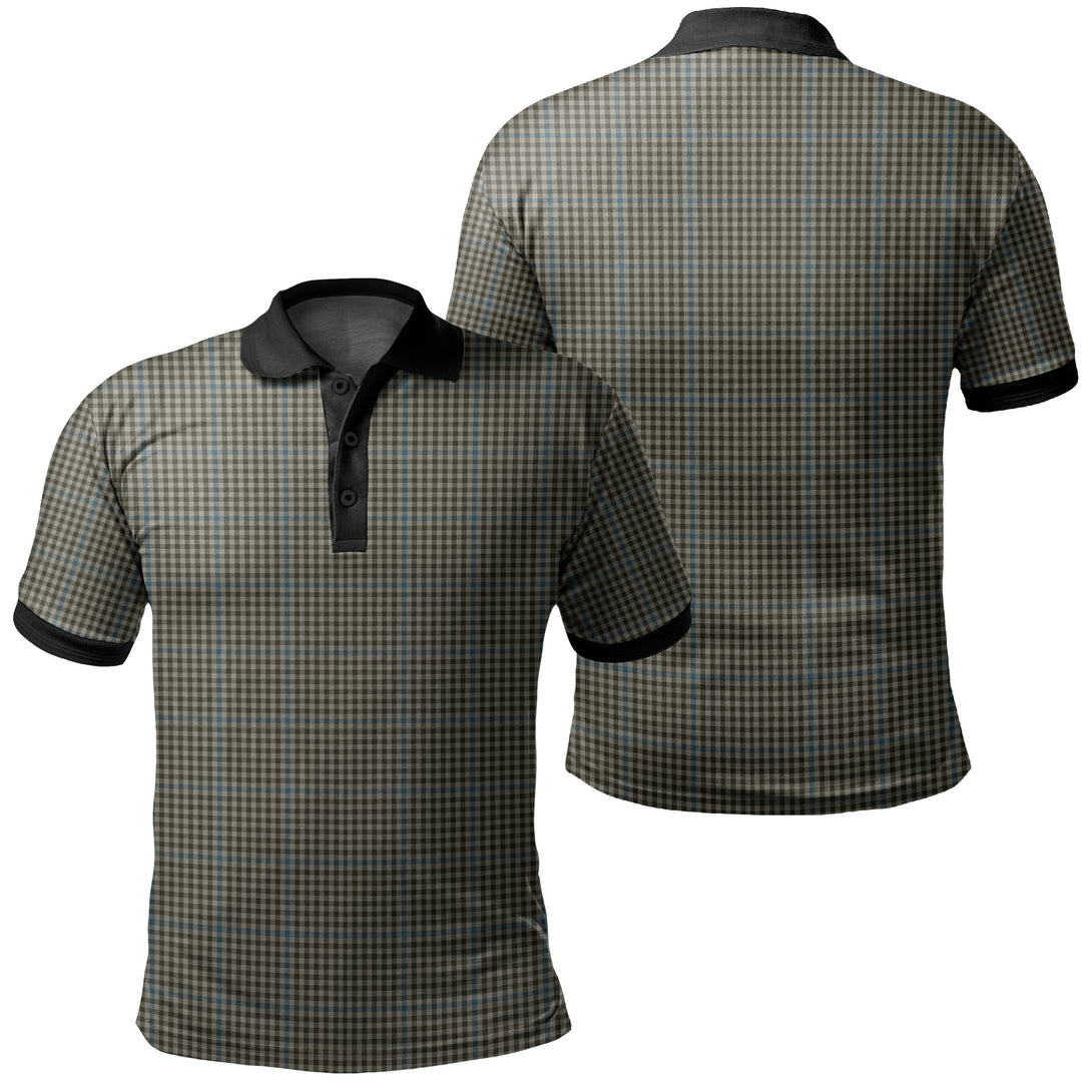 Haig Check Tartan Classic Polo Shirt Black Neck 2 Style