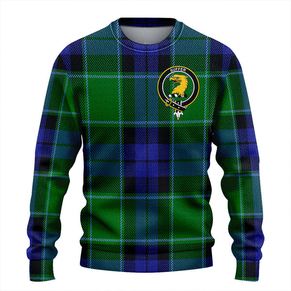 Haldane Clan Badge Tartan Knitted Sweater