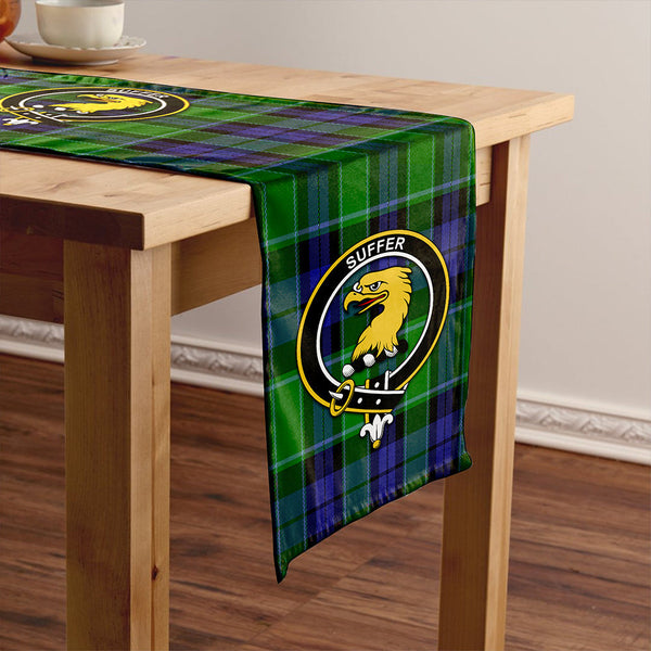 Haldane Clan Badge Tartan Table Runner