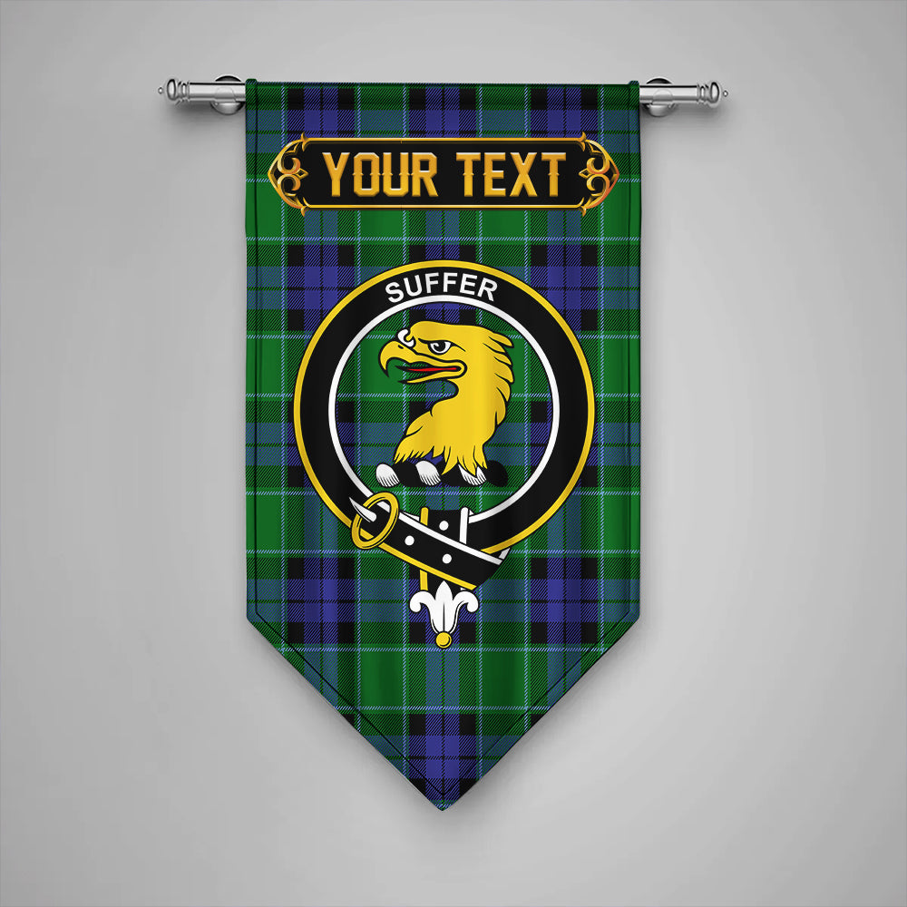 Haldane Clan Badge Tartan Gonfalon Personalize