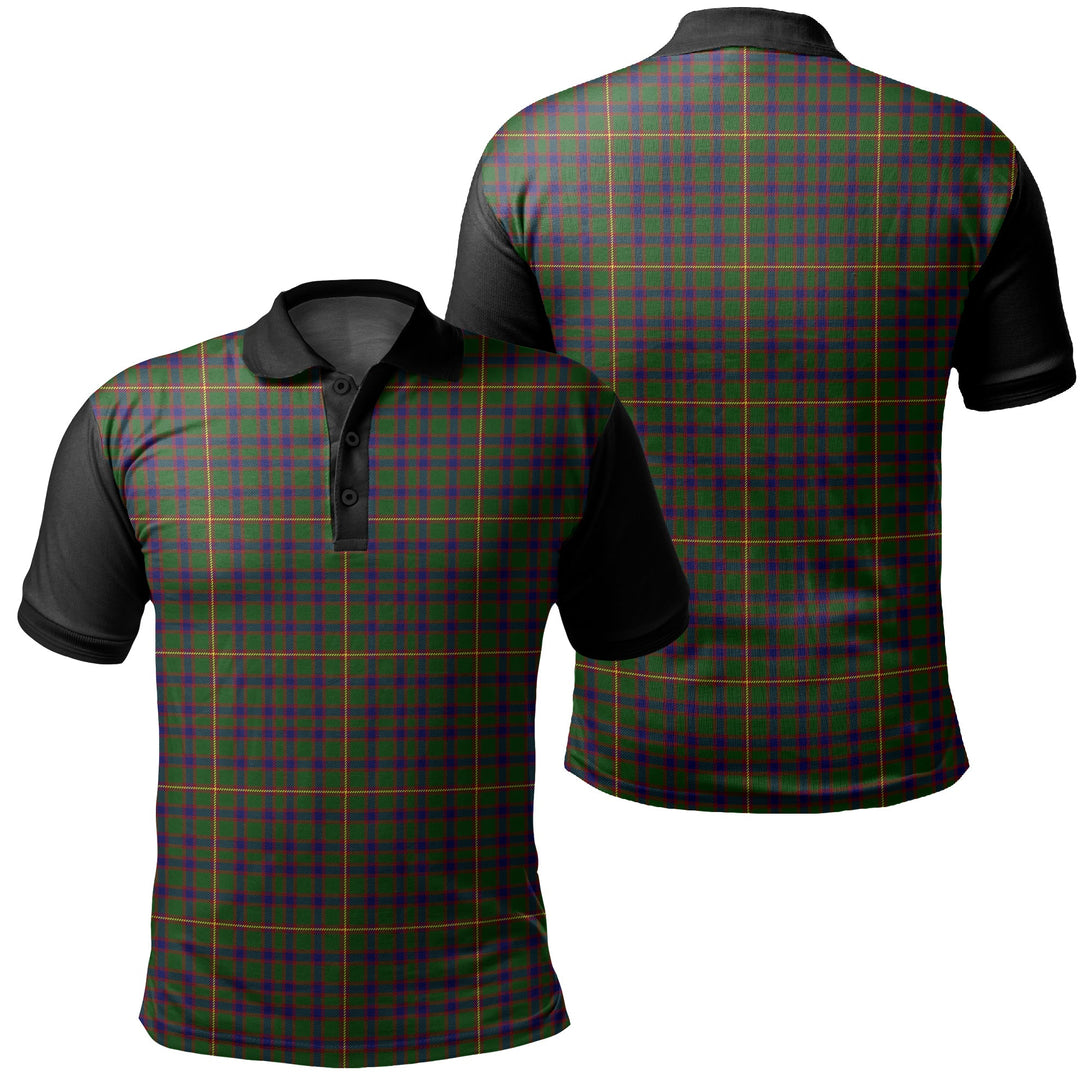 Hall Tartan Classic Polo Shirt Black Neck 1 Style