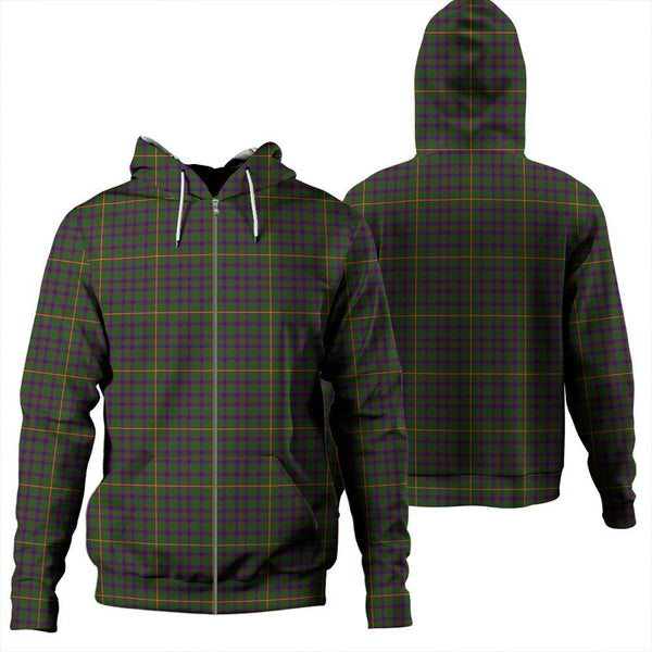 Hall Tartan Classic Zipper Hoodie