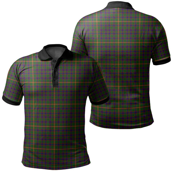 Hall Tartan Classic Polo Shirt Black Neck 2 Style