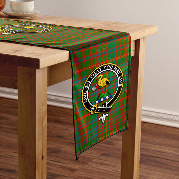 Hall Ancient Clan Badge Tartan Table Runner