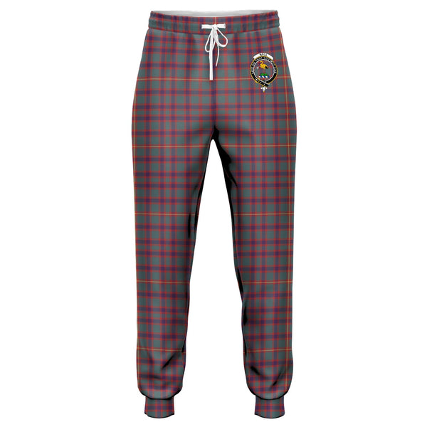 Hall Weathered Clan Badge Tartan Jogger Pants