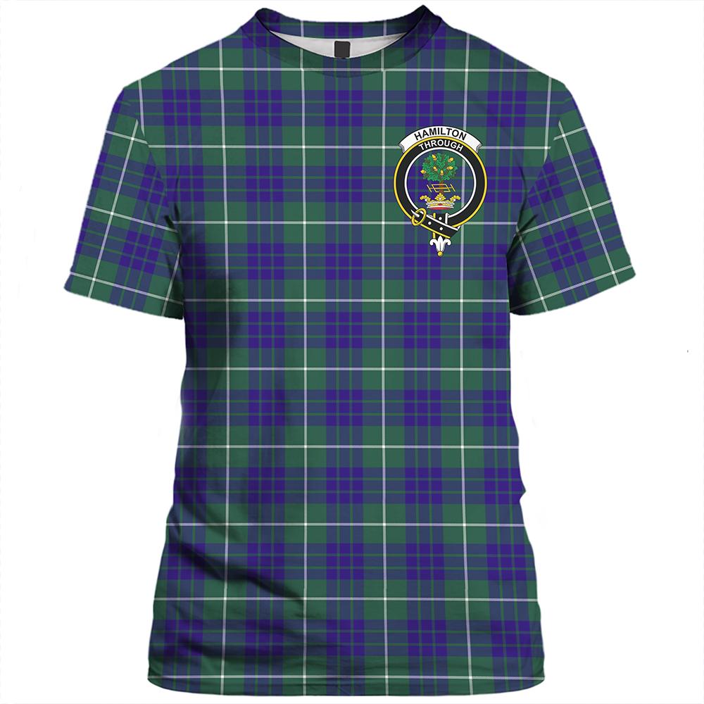 Hamilton Hunting Modern Tartan Classic Crest T-Shirt