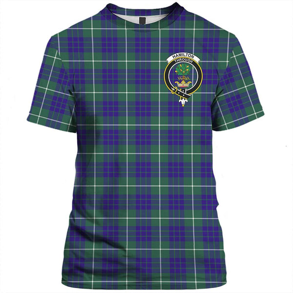 Hamilton Hunting Modern Tartan Classic Crest T-Shirt