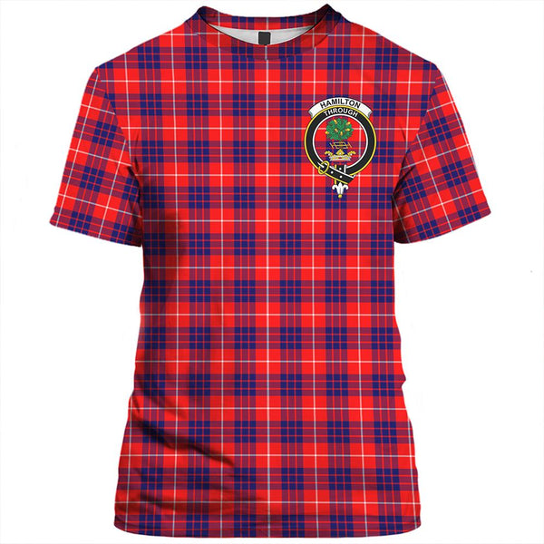 Hamilton Modern Tartan Classic Crest T-Shirt