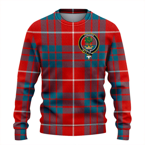 Hamilton Ancient Clan Badge Tartan Knitted Sweater