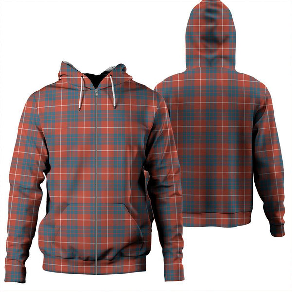 Hamilton Ancient Tartan Classic Zipper Hoodie