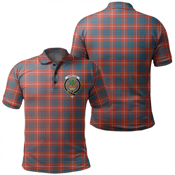 Hamilton Ancient Tartan Classic Crest Polo Shirt