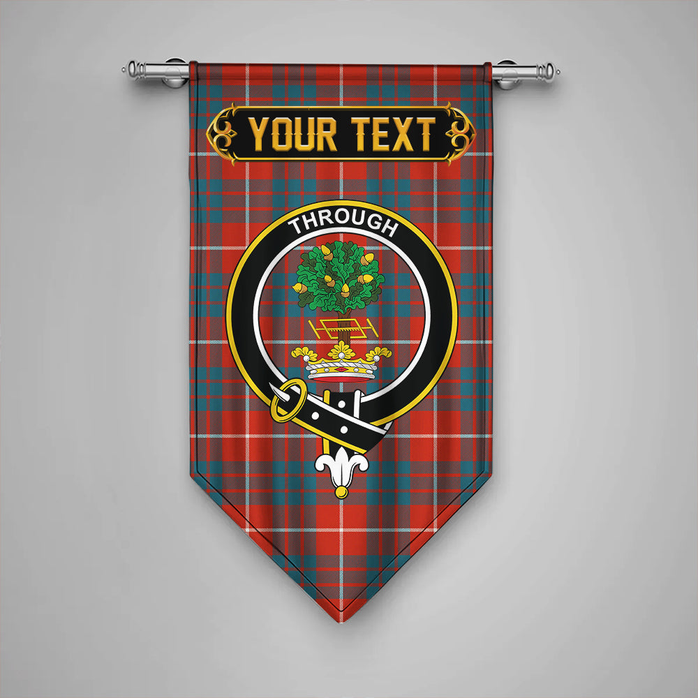 Hamilton Ancient Clan Badge Tartan Gonfalon Personalize