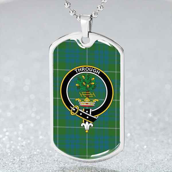 Hamilton Hunting Ancient Clan Badge Classic Tartan Dog Tag Necklace