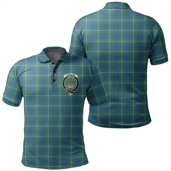 Hamilton Hunting Ancient Tartan Classic Crest Polo Shirt