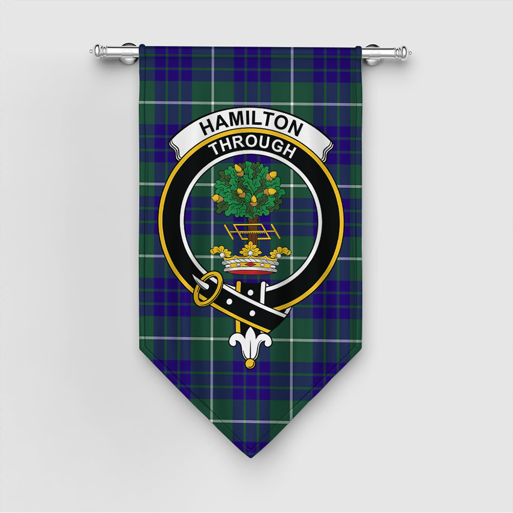 Hamilton Hunting Modern Tartan Classic Crest Gonfalon