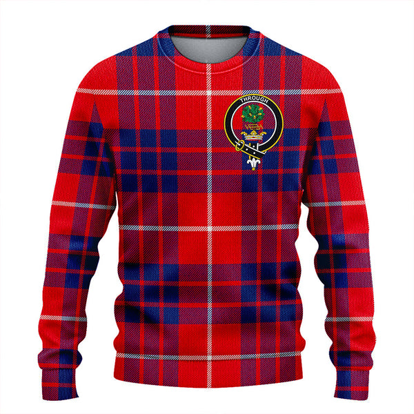 Hamilton Modern Clan Badge Tartan Knitted Sweater