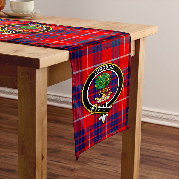 Hamilton Modern Clan Badge Tartan Table Runner