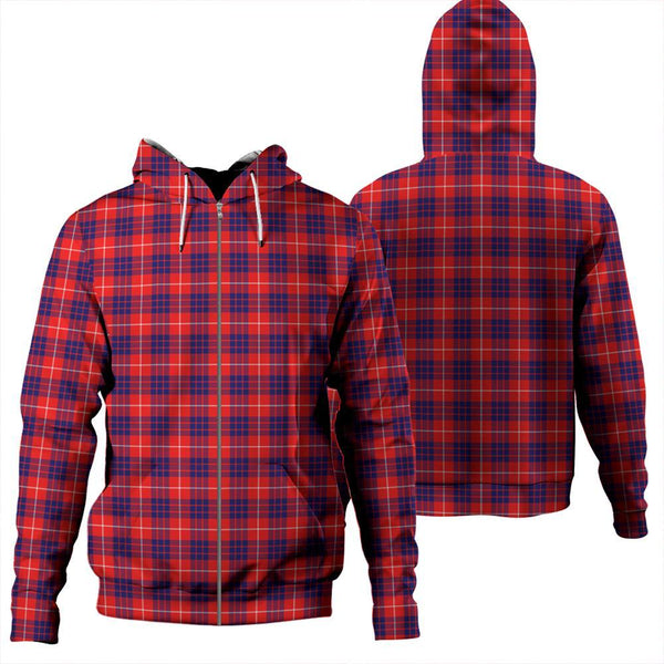 Hamilton Modern Tartan Classic Zipper Hoodie