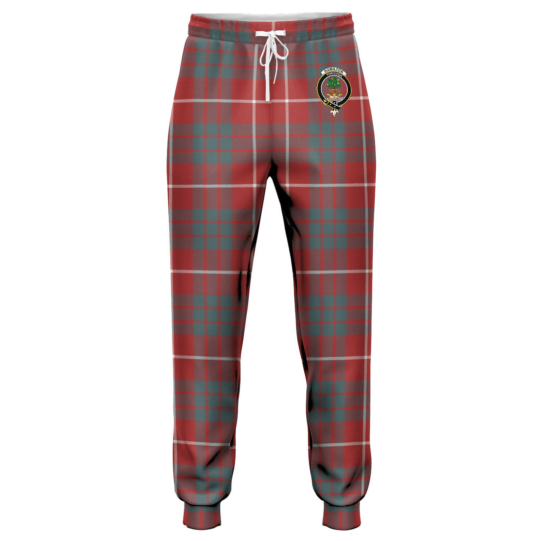 Hamilton Weathered Clan Badge Tartan Jogger Pants