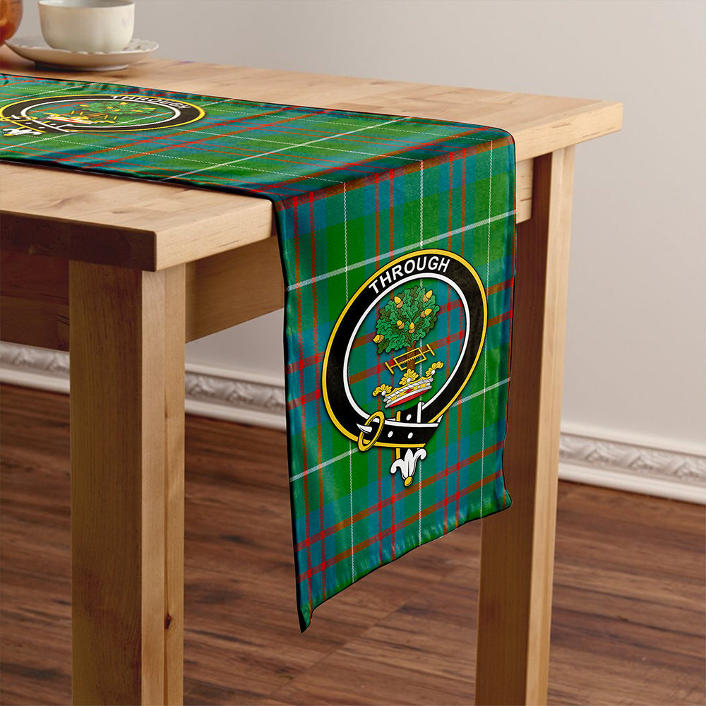 Hamilton of Clayton Ancient Clan Badge Tartan Table Runner