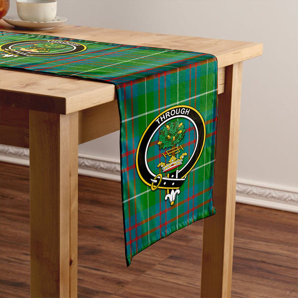 Hamilton of Clayton Ancient Clan Badge Tartan Table Runner