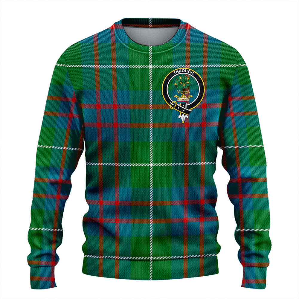 Hamilton of Clayton Ancient Clan Badge Tartan Knitted Sweater