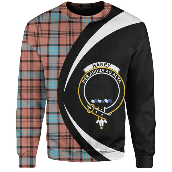 Haney Dress Ancient Clan Badge Tartan Sweatshirt Circle Style Personalized