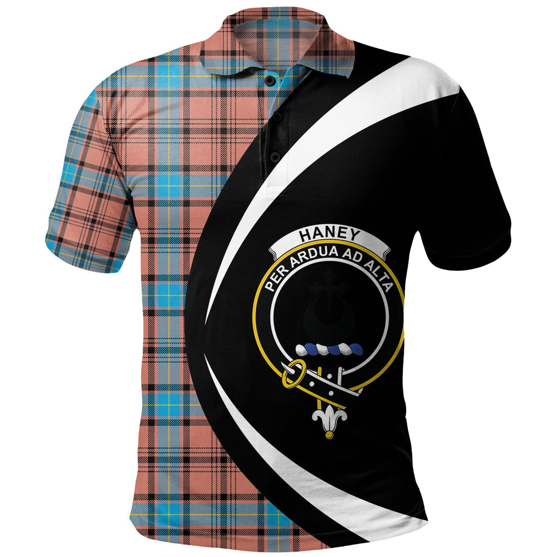 Haney Dress Modern Clan Badge Tartan Polo Shirt Circle Style Personalized