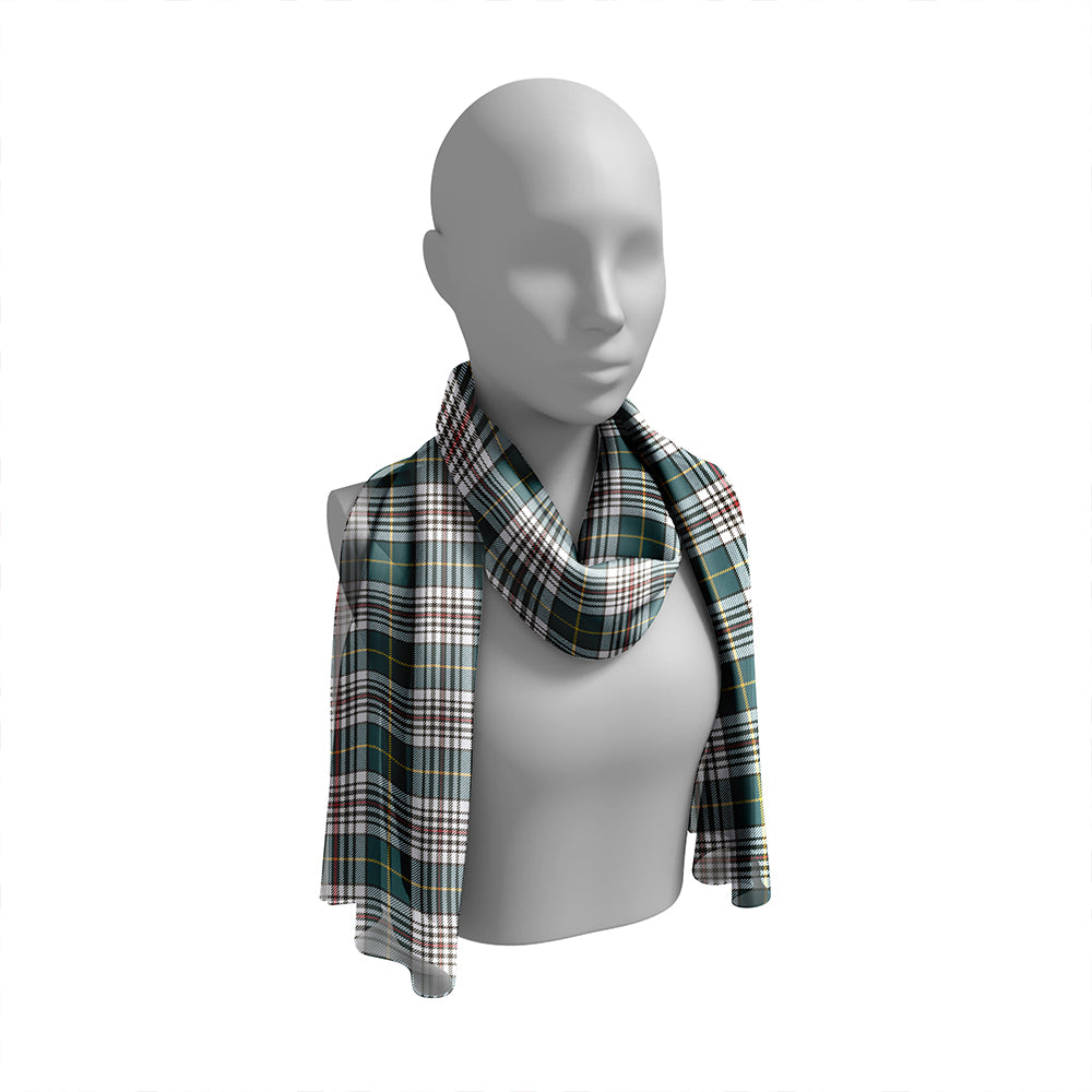 Hanna of Stirlingshire Weathered Tartan Classic Silk Habotai Long Scarf