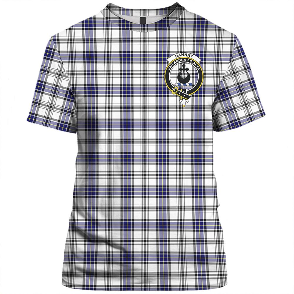 Hannay Modern Tartan Classic Crest T-Shirt